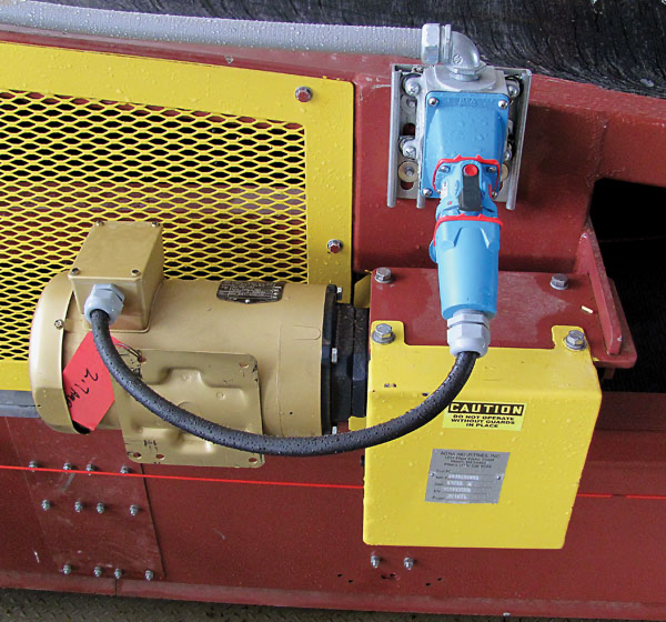 motor plug for conveyor