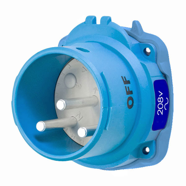 Details about   MELTRIC 63-68147-974 DSN60 SWITCH RATED INLET/PLUG POLY BLUE 60A 347/600 VAC