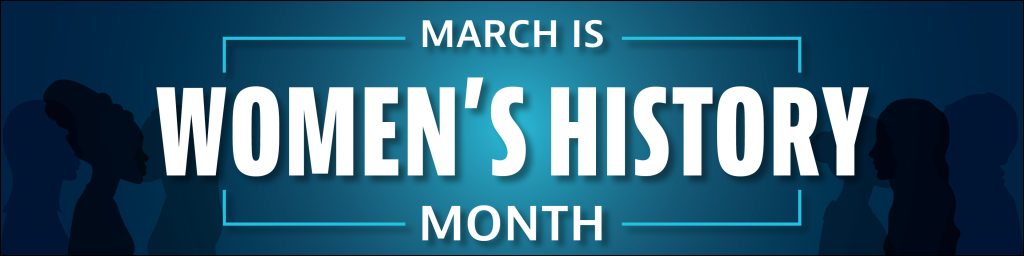Women's History Month Blog Banner Image