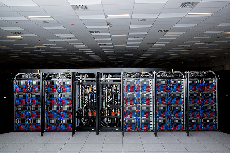 The Venado supercomputer during installation at Los Alamos National Laboratory.