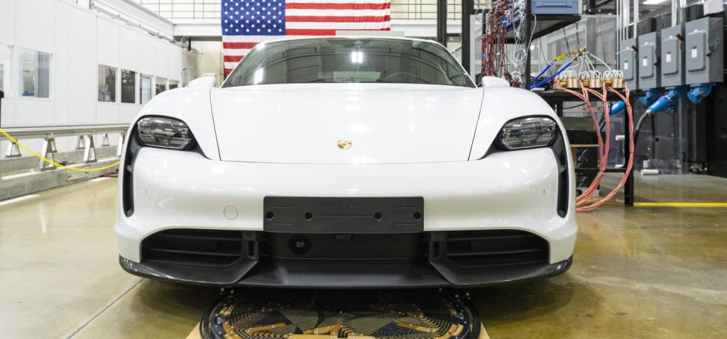 MELTRIC® Plugs & Receptacles Featured in Image of ORNL Wireless EV Charging Project - Porsche Taycan